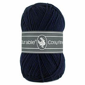 Durable Cosy Fine 321 navy / marineblauw - Katoen/Acryl Garen