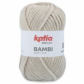 Katia Bambi 324 lichtbeige - Chenille Garen