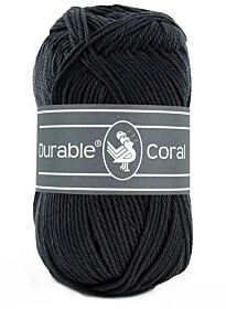 Durable Coral - 324 graphite - Gemerceriseerd Katoen Garen 1