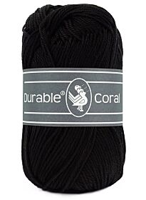 Durable Coral - 325 black - Gemerceriseerd Katoen Garen 1