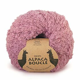 DROPS Alpaca Bouclé Uni Colour - 3250 licht oudroze - Wol & Garen
