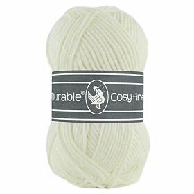 Durable Cosy Fine 326 ivory / naturel - Katoen/Acryl Garen