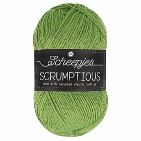 Scheepjes Scrumptious 326 matcha chiffon cake / groen - Gerecycled polyester/acryl garen