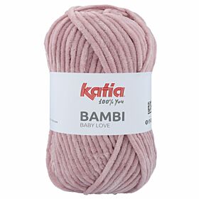 Katia Bambi 326 oudroze - Chenille Garen
