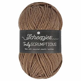 Scheepjes Truly Scrumptious 329 Hazeln. Mocha Slice - Garen van gerecyclede plastic flessen