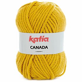 Katia Canada 33 mosterdgeel - 100% dikke acryl