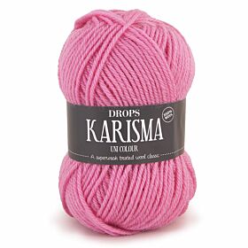 DROPS Karisma Uni Colour - 33 roze - Wol & Garen