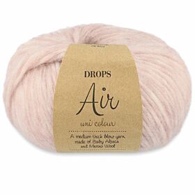 DROPS Air 33 zandroos (Uni Colour) - Alpacawol Garen
