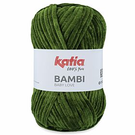 Katia Bambi 331 bosgroen - Chenille Garen