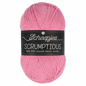 Scheepjes Scrumptious 331 Turkish Delight / donkerroze - Gerecycled polyester/acryl garen