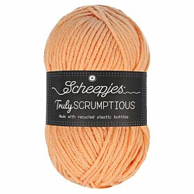 Scheepjes Truly Scrumptious 332 Orange Cheesecake / licht oranje - Garen van gerecyclede plastic flessen