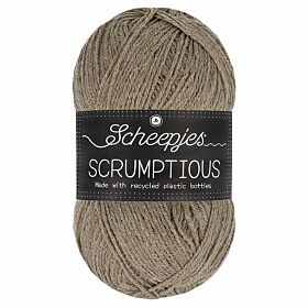 Scheepjes Scrumptious 333 Poppy Seed Blondie / grijsbruin - Gerecycled polyester/acryl garen