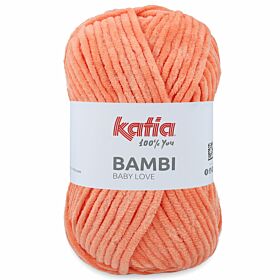 Katia Bambi 333 zalmroze - Chenille Garen