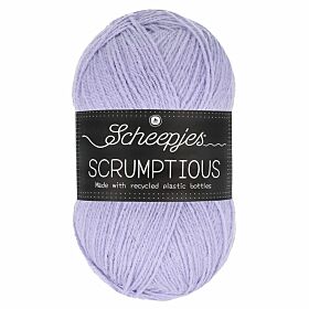 Scheepjes Scrumptious 334 Lavender Slice / zeer lichtpaars - Gerecycled polyester/acryl garen