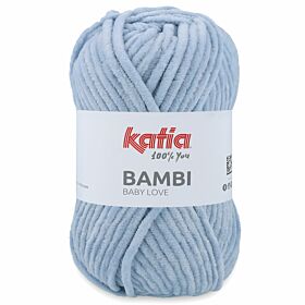 Katia Bambi 335 hemelsblauw - Chenille Garen