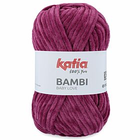 Katia Bambi 337 druif / parelachtig paars - Chenille Garen