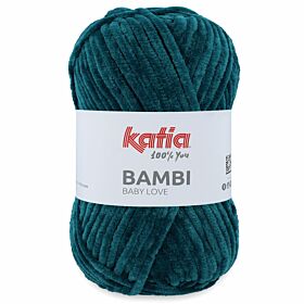 Katia Bambi 338 petrol - Chenille Garen