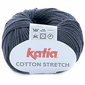 Katia Cotton Stretch 34 donkergrijs / antraciet - Katoen Stretchgaren