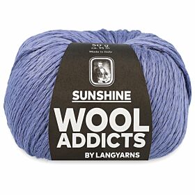 WoolAddicts Sunshine 34 jeansblauw - Katoen Garen
