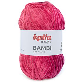 Katia Bambi - 340 magenta - Chenille Garen 1