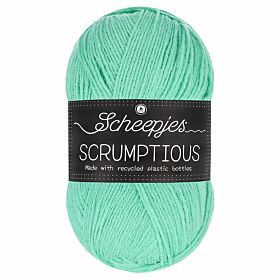 Scheepjes Scrumptious 340 Mint Whoopie Pie / turquoise - Gerecycled polyester/acryl garen