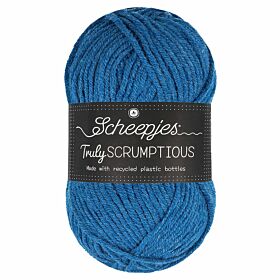 Scheepjes Truly Scrumptious 342 Cocon. Spirulina / blauw - Garen van gerecyclede plastic flessen