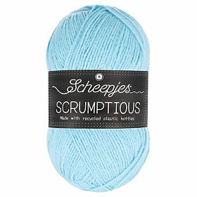 Scheepjes Scrumptious 343 French Blue Macaron / lichtblauw - Gerecycled polyester/acryl garen