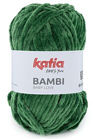 Katia Bambi - 345 kerstgroen - Chenille Garen 1