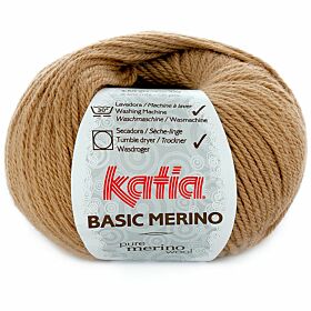 Katia Basic Merino 35 camel - Wol/Acryl Garen