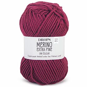 DROPS Merino Extra Fine Uni Colour - 35 donkerheide - Wol Garen