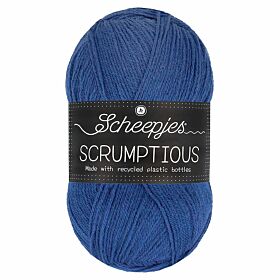 Scheepjes Scrumptious 352 Butterfly Pea Fl. Mousse / koningsblauw - Gerecycled polyester/acryl garen
