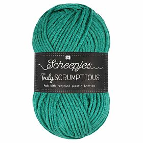 Scheepjes Truly Scrumptious 353 Mint Choco. Cookie - Garen van gerecyclede plastic flessen
