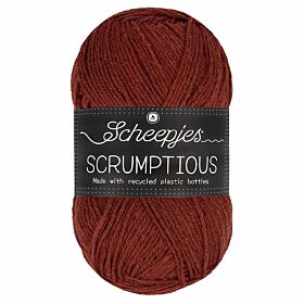 Scheepjes Scrumptious 359 Red Velvet Cake / bruinrood - Gerecycled polyester/acryl garen