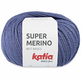 Katia Super Merino - 36 denimblauw - Wol/Acryl Garen