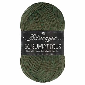 Scheepjes Scrumptious 360 Chocolate Mint Bark / bosgroen - Gerecycled polyester/acryl garen