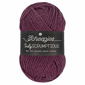 Scheepjes Truly Scrumptious 369 Mul. Wine Plum Cob. - Garen van gerecyclede plastic flessen
