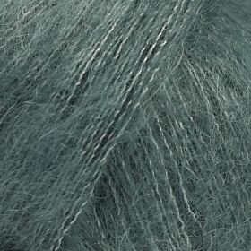 DROPS Kid-Silk 37 noordzee blauw (uni colour) - Mohair Garen