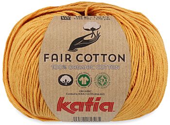 Katia Fair Cotton - 37 okergeel - Biologisch Katoengaren