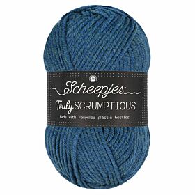 Scheepjes Truly Scrumptious 374 Blueb. Basil Galette - Garen van gerecyclede plastic flessen