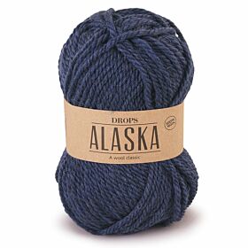 Drops Alaska 37 grijsblauw (Uni Colour) - Wol Garen