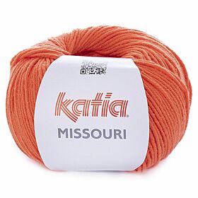 Katia Missouri - 38 oranje - Katoen/Acryl Garen