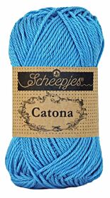 Scheepjes Catona 50 gram - 384 powder blue / poederblauw - Katoen Garen