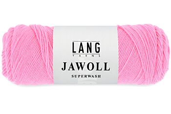 Lang Yarns Jawoll Superwash - 385 neon roze - Sokkenwol Garen 1