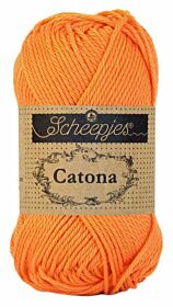 Scheepjes Catona 50 gram - 386 peach / perzik - Katoen Garen