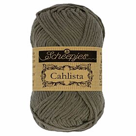 Scheepjes Cahlista - 387 dark olive - Katoen Garen