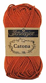 Scheepjes Catona 50 gram - 388 rust / roestrood - Katoen Garen