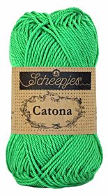 Scheepjes Catona 50 gram - 389 apple green / appelgroen - Katoen Garen