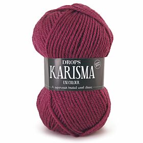 DROPS Karisma Uni Colour - 39 donkerroze - Wol & Garen