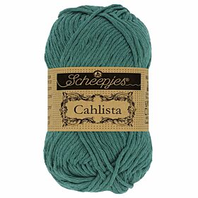 Scheepjes Cahlista - 391 deep ocean green - Katoen Garen