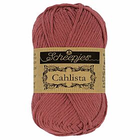 Scheepjes Cahlista - 396 rose wine - Katoen Garen